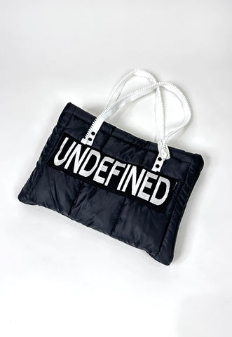 Puffer Tote Bag w/ Zipper Strap